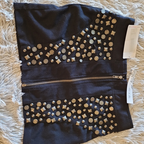 NWT 2 Piece Studded Skirt Set - Picture 3 of 4